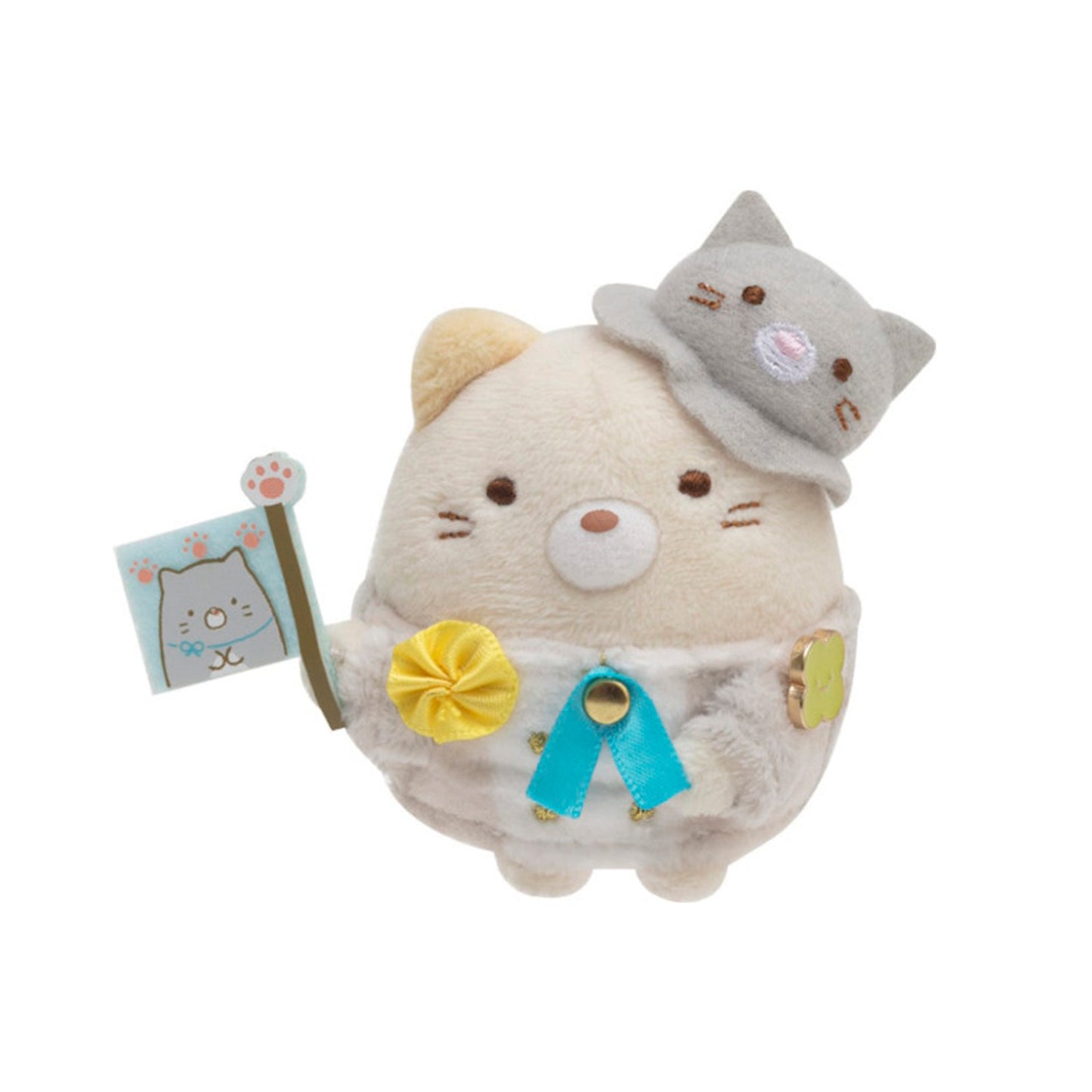 Sumikko Gurashi | Rilakkuma- und Sumikkogurashi-Fest | Neko Katze Tenori Mini Plüsch | Limitierte Auflage, beschränkte Auflage