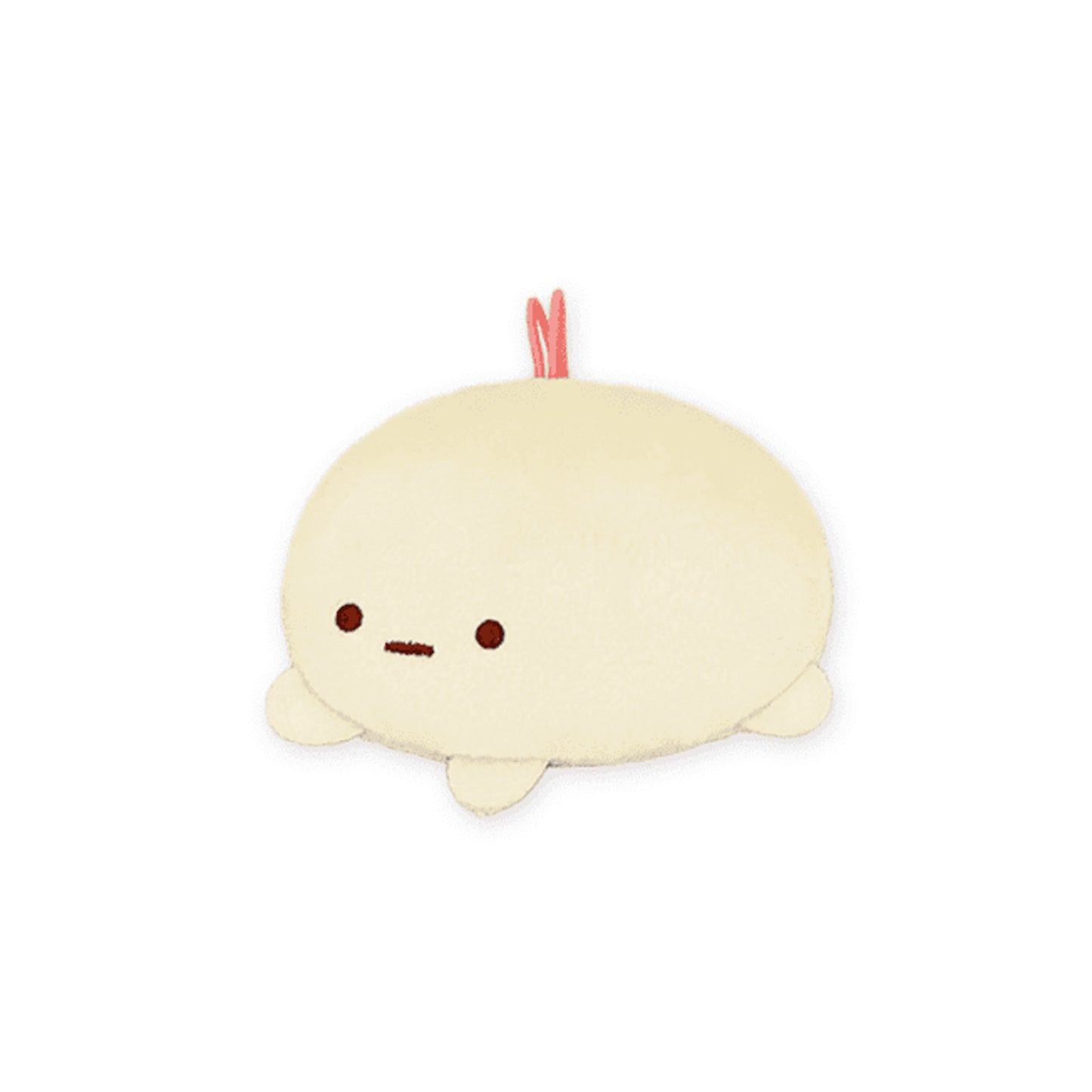 Sumikko Gurashi | Minikko Sideway Flat Chibi | Tapioca (Yellow) Keychain Mini Plush