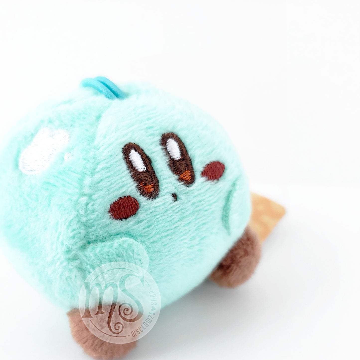 Kirby | Traumbuffet (Gourmet-Festival) | Mintfarbenes Super-Mini-Plüschtier