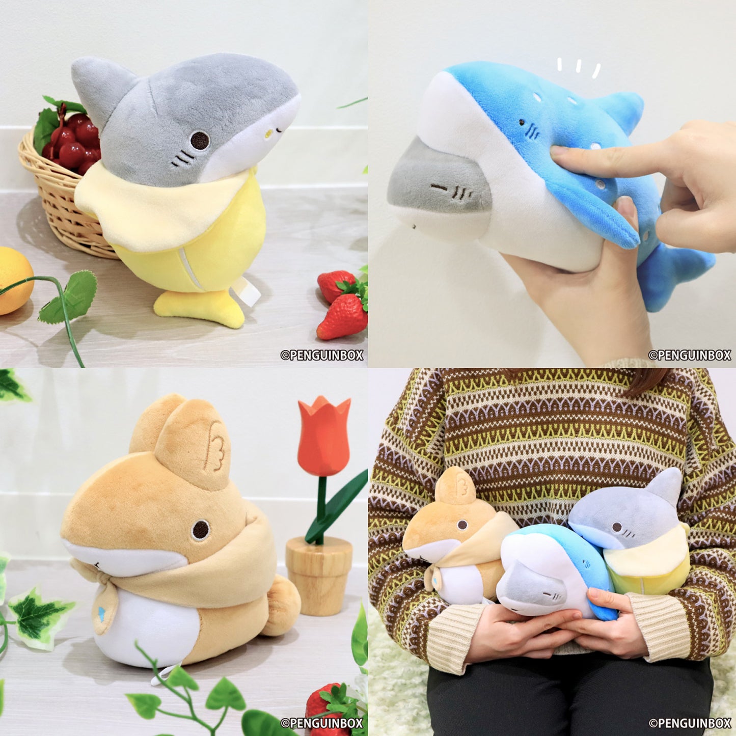 Odekake Kozame | Baby Shark (Whale Shark) Mochi Small Plush