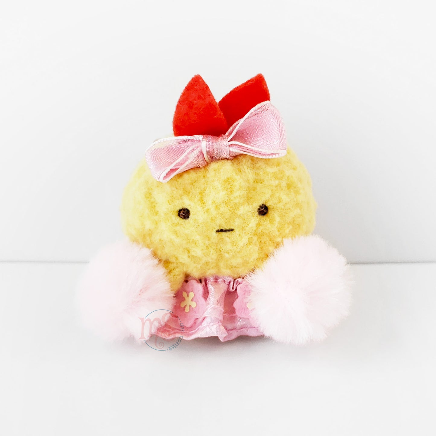 Sumikko Gurashi | Ebifurai no Shippo (Kirschblüte) Tenori Schlüsselanhänger Mini Plüsch | Ise Store Limited