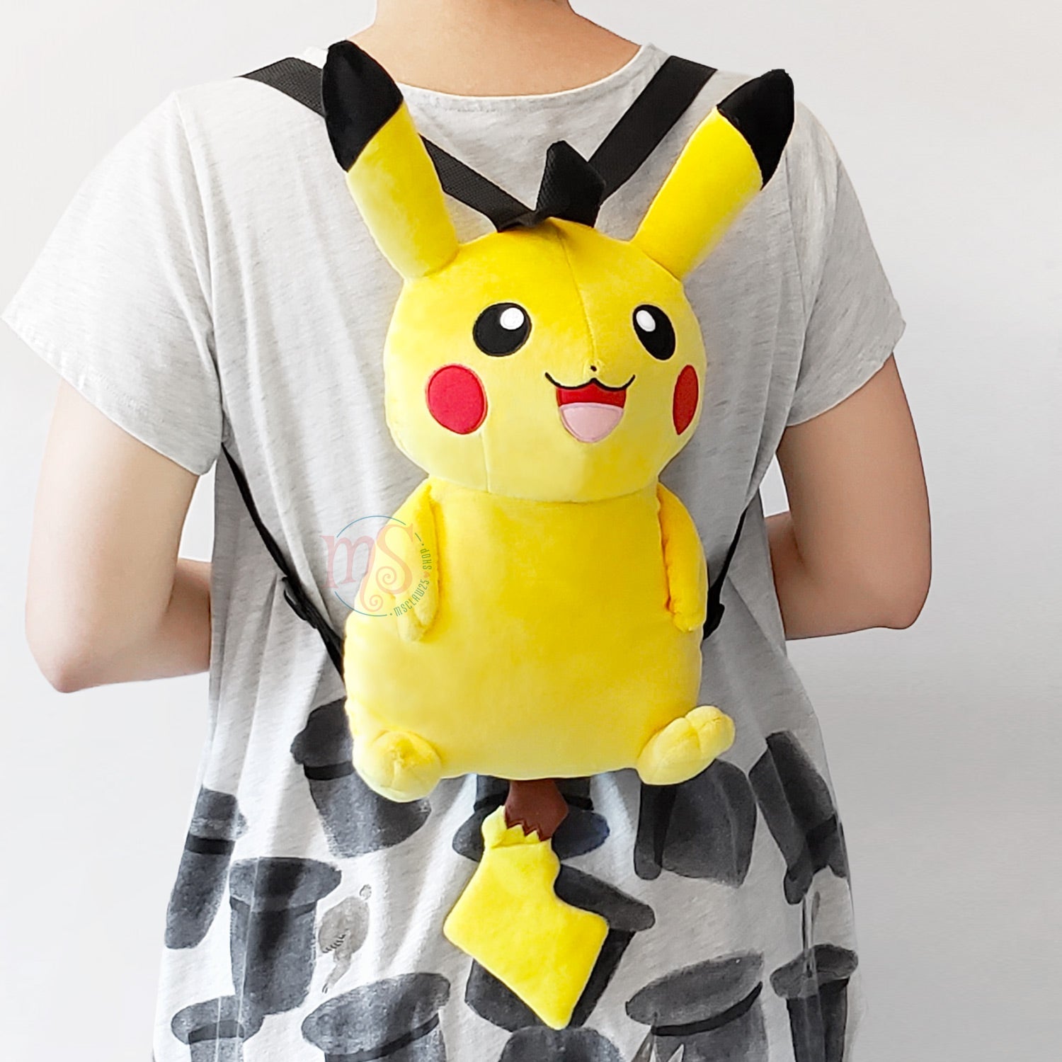 Pokémon Pikachu Big Plush Backpack - Main Image