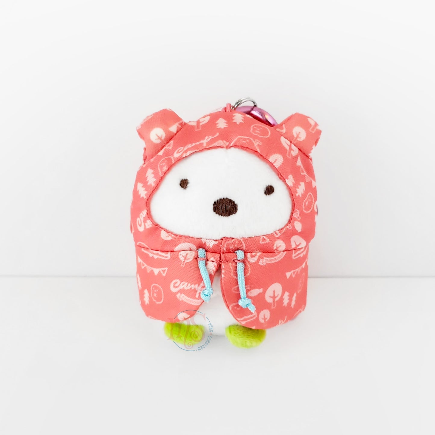Sumikko Gurashi | Otter und Sumikko Camping | Shirokuma Schlüsselanhänger Mini Plüsch