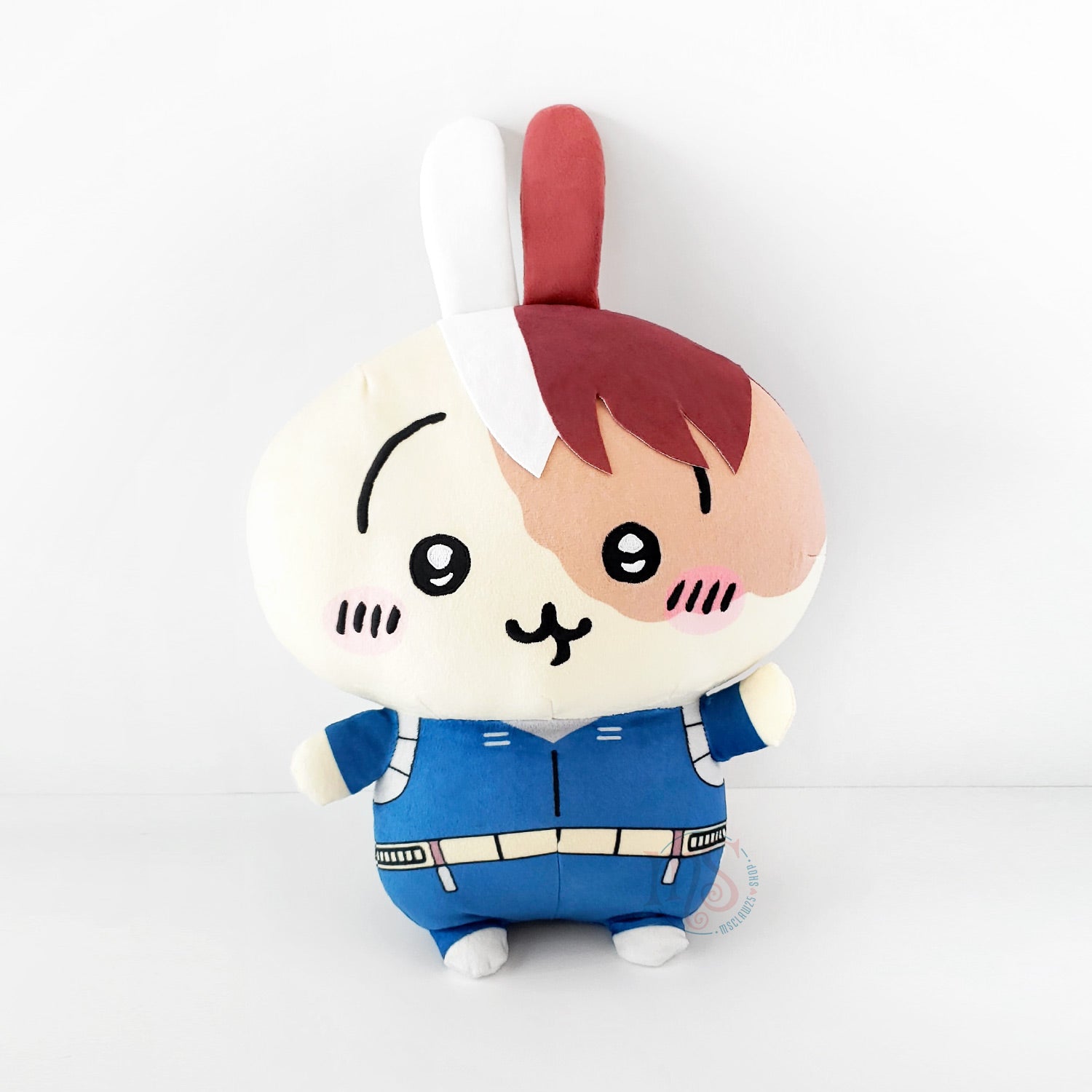 Chiikawa My Hero Academia Usagi (Shoto Todoroki) Big Plush