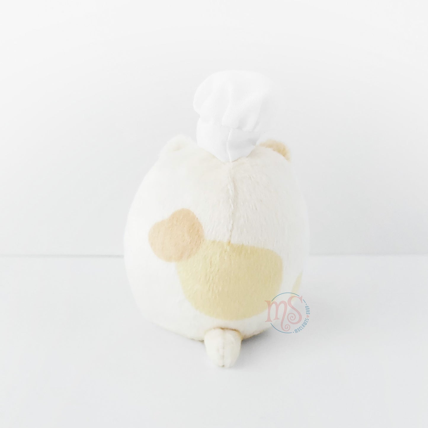Sumikko Gurashi | Mister Donut | Neko Cat (Angel Cream) Tenori Mini Plush