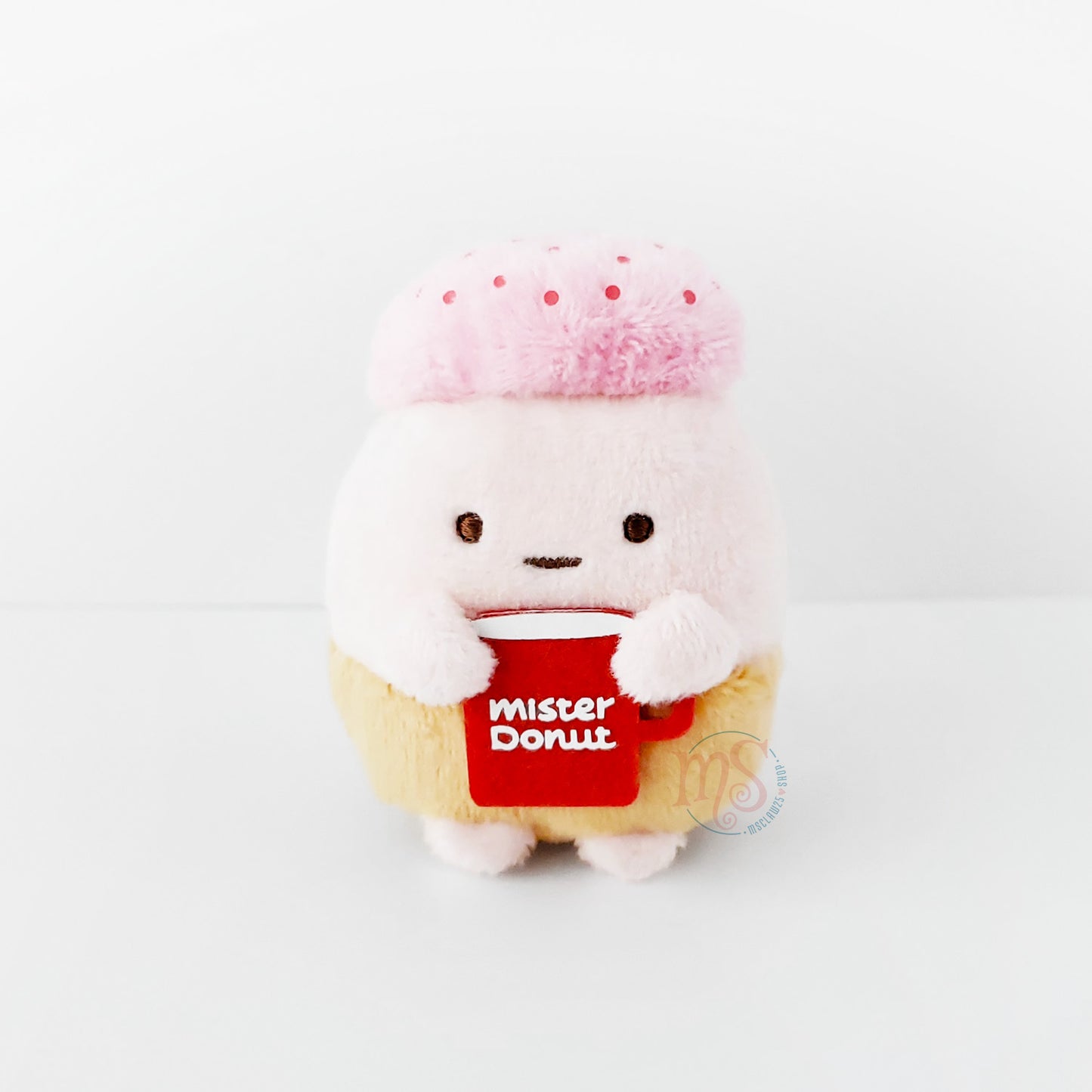 Sumikko Gurashi | Herr Donut | Tapioka (Pon de Erdbeerball) Tenori Mini-Plüsch