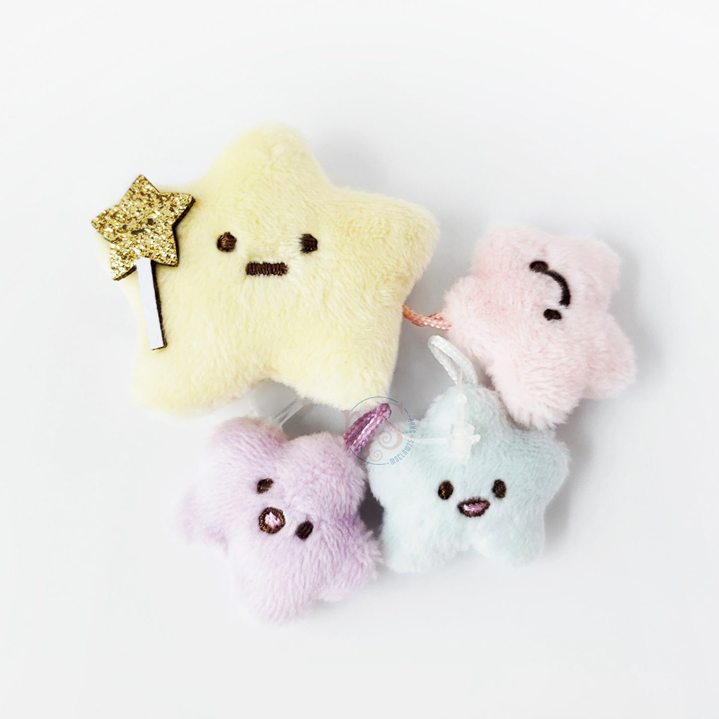 Sumikko Gurashi | Spaziergang am Sternenhimmel | Hoshi Star & Siblings Tenori Mini-Plüschset