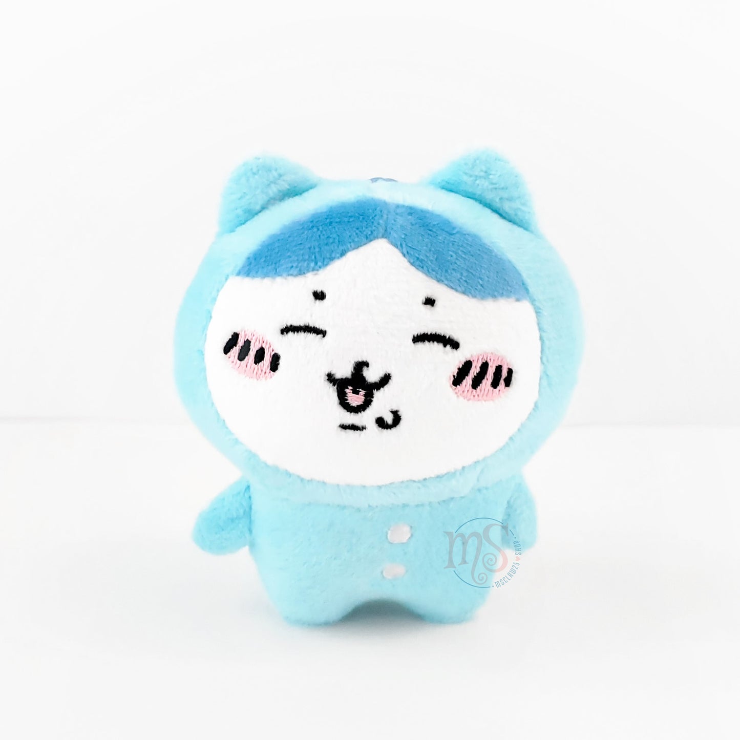 Chiikawa | BIG Serie 2 | Hachiware (Blauer Pyjama) Mini-Plüsch