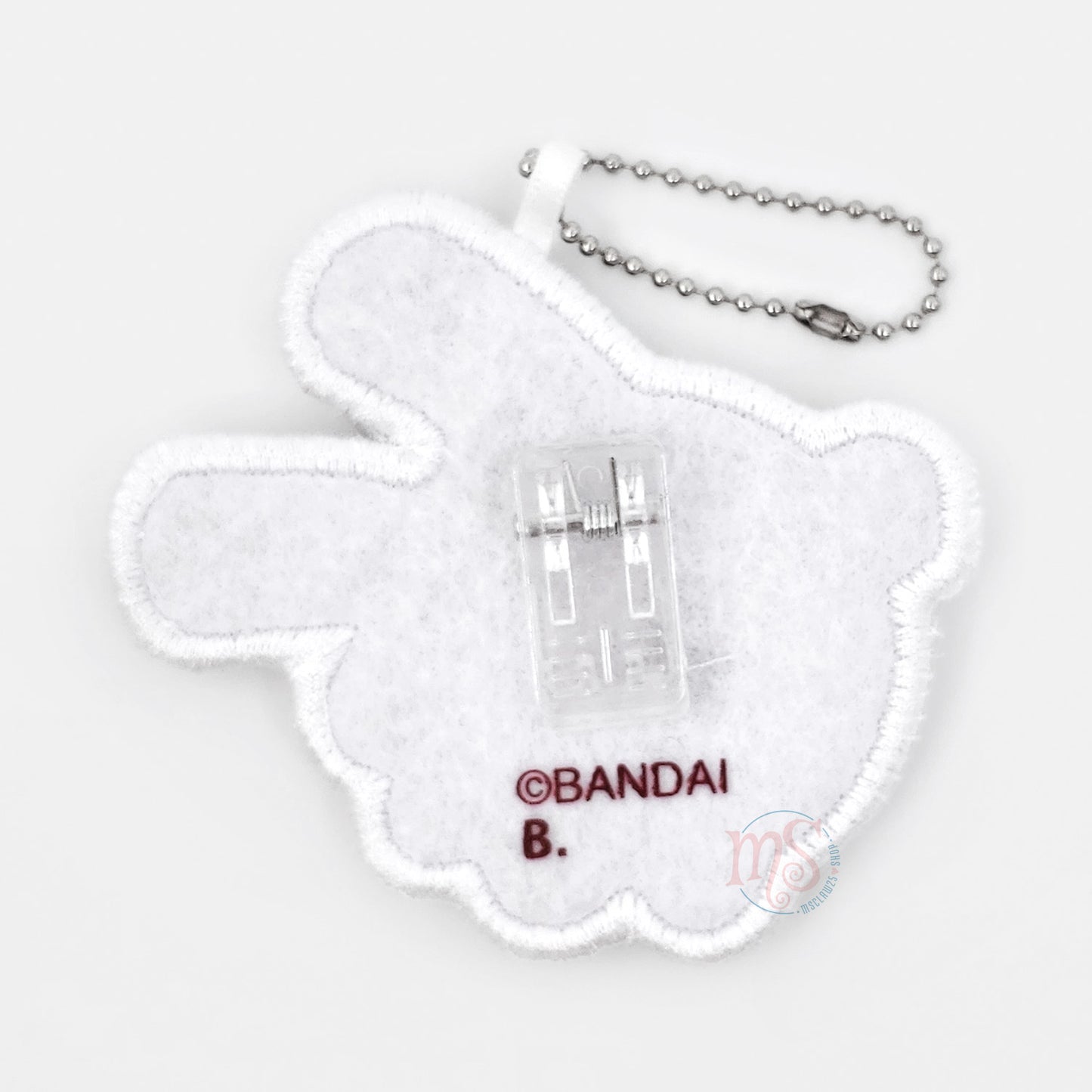 Tamagotchi | Embroidered Patch Charm | Mimitchi Keychain with Clip
