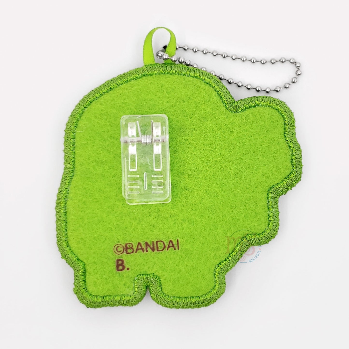 Tamagotchi | Gestickter Patch-Charm | Kuchipatchi Schlüsselanhänger mit Clip