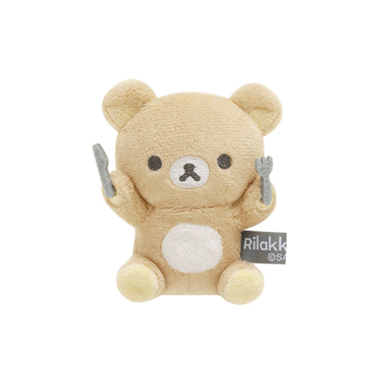 Rilakkuma | Neues Basic 2 | Rilakkuma (Messer und Gabel) Tenori Mini-Plüsch