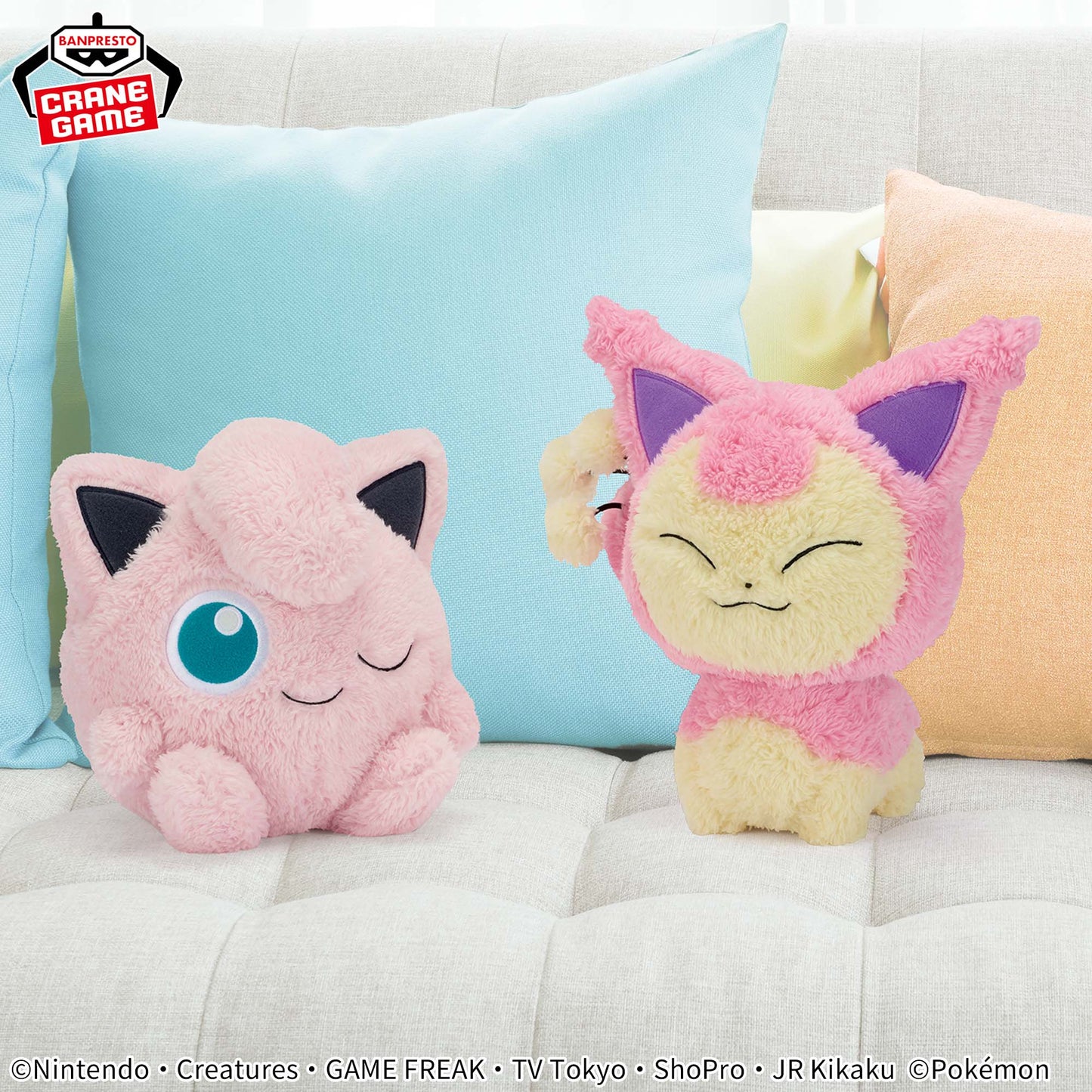 Pokémon | Hokkori-Heilung | Flauschiges Plüschtier Skitty