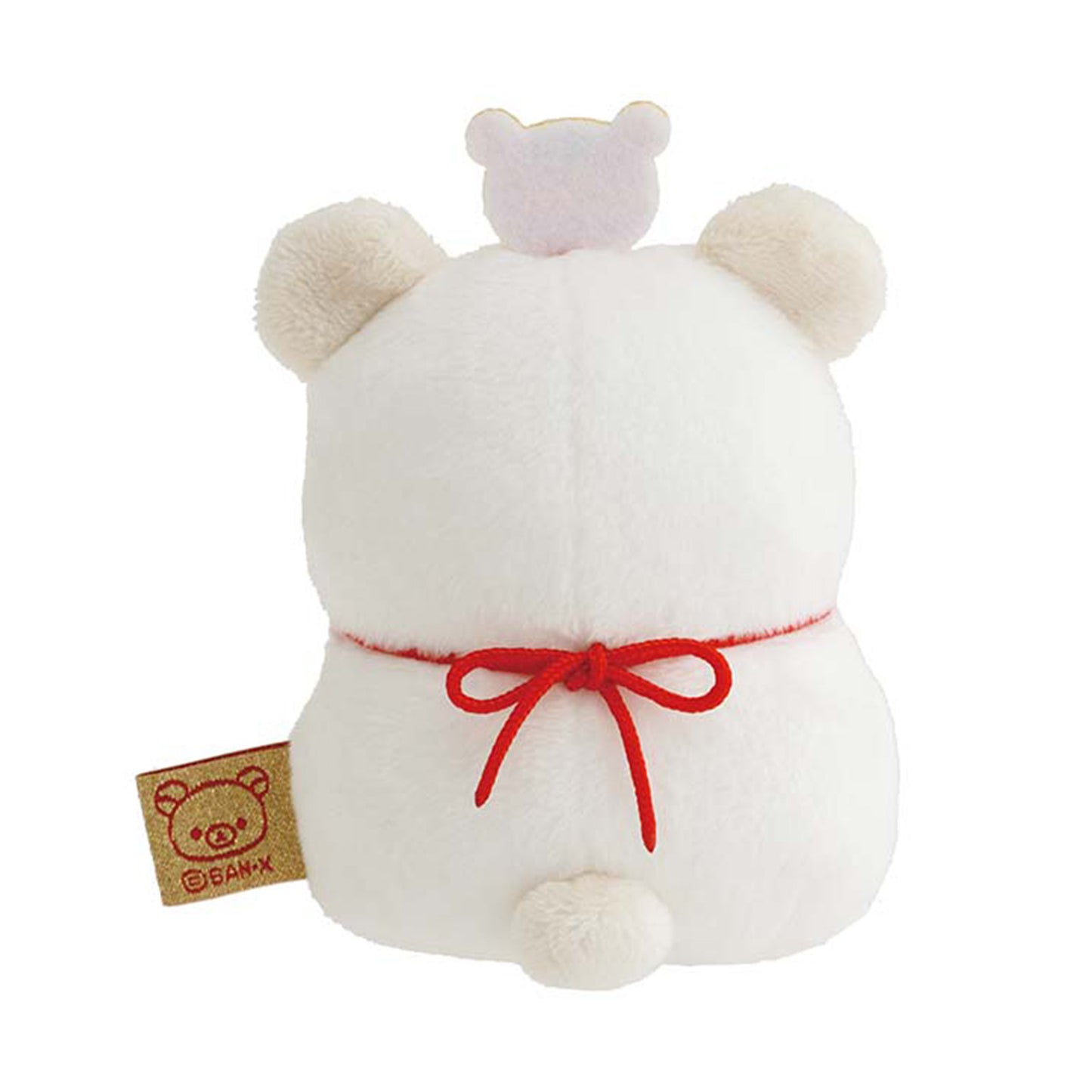 Rilakkuma | Jahr der Schlange 2025 | Korilakkuma (Kagami Mochi) Tenori Mini-Plüsch