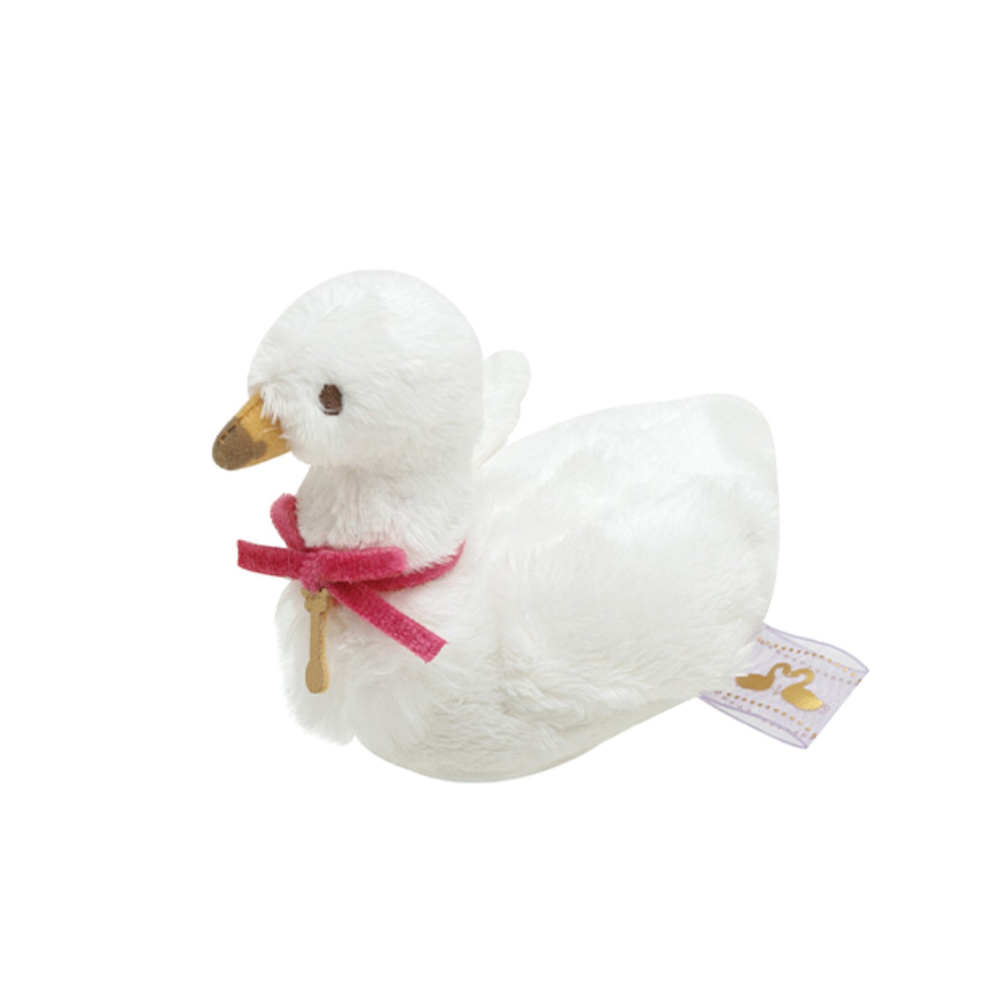 Rilakkuma | Schwan & goldene Blume | Schwan Tenori Mini Plüsch