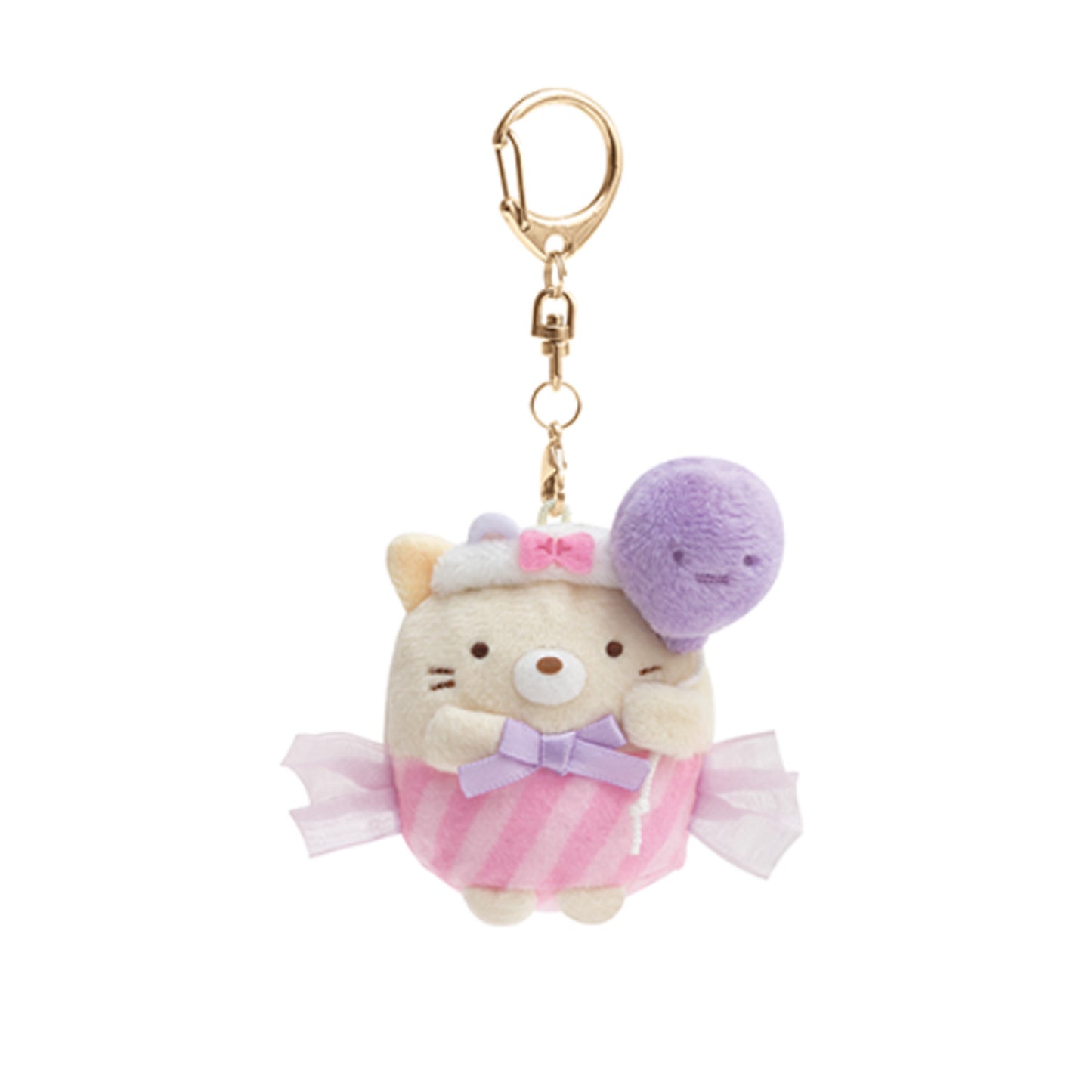 Sumikko Gurashi | Tapioka-Park | Neko Katze (Ballon) Schlüsselanhänger Tenori Mini Plüsch