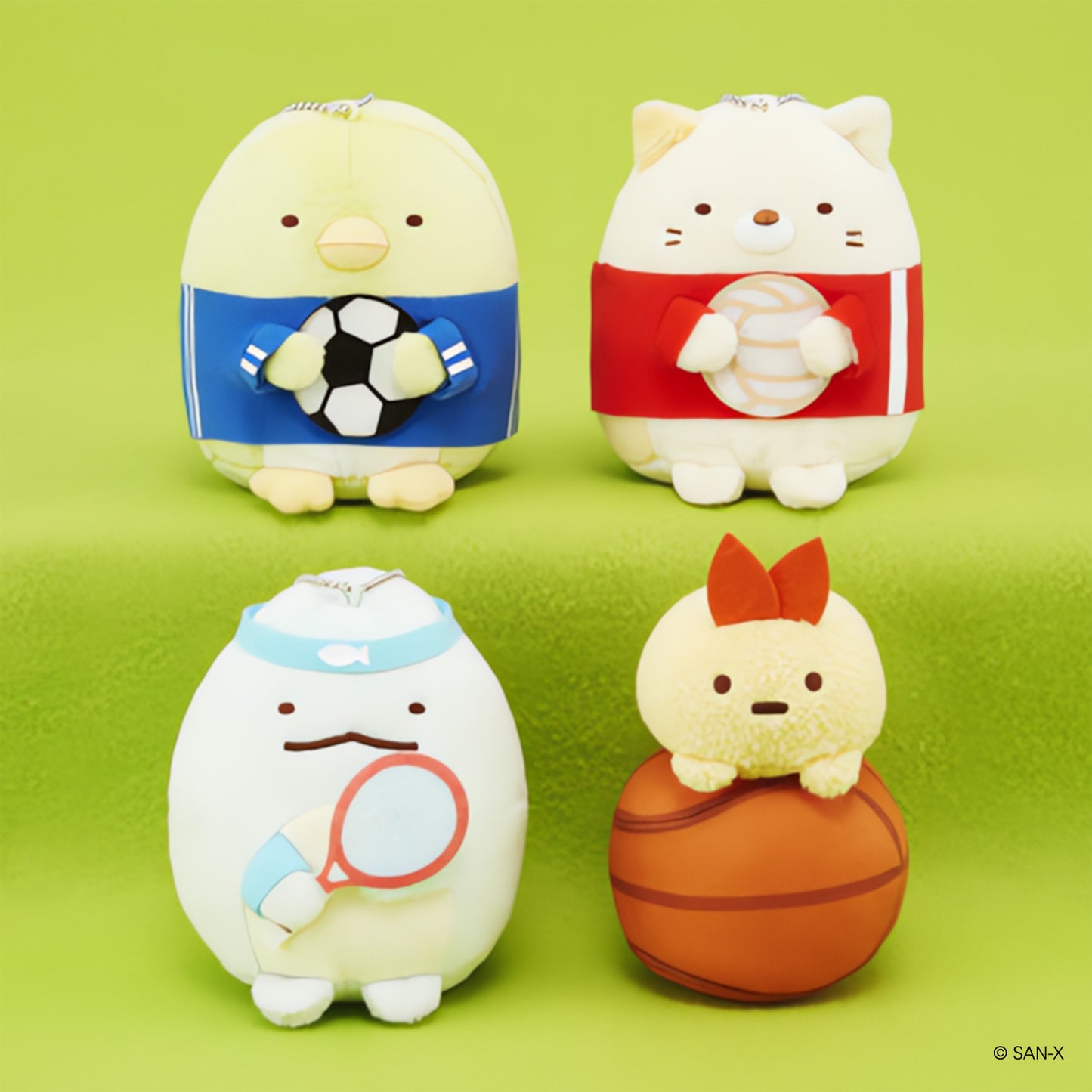 Sumikko Gurashi | Sumikko Club | Ebifurai no Shippo (Basketball) Mini Plush