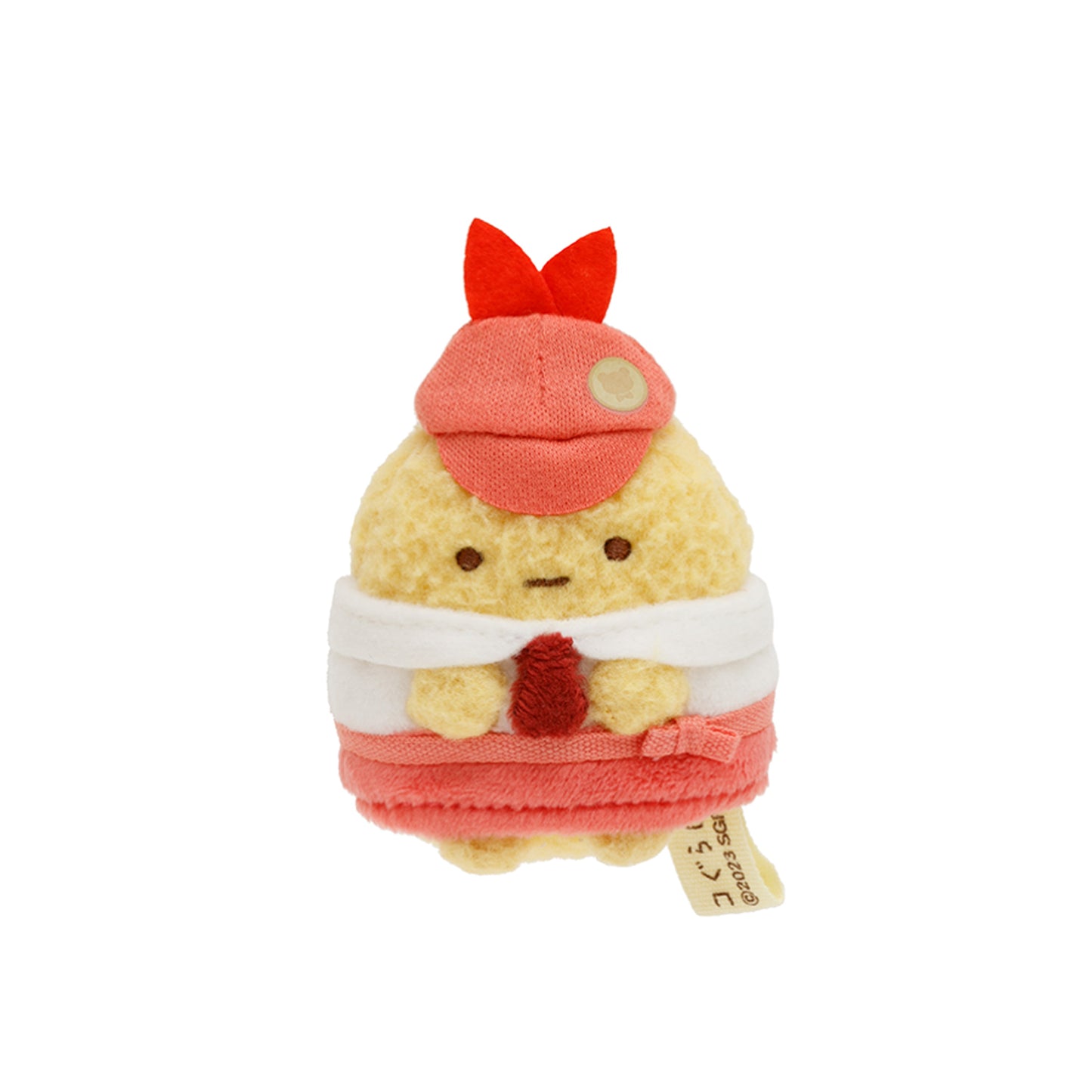 Sumikko Gurashi | Geheimnisvolles Kind einer provisorischen Spielzeugfabrik | Ebifurai no Shippo (Arbeiter) Tenori Mini Plüsch | Limitierte Auflage, beschränkte Auflage