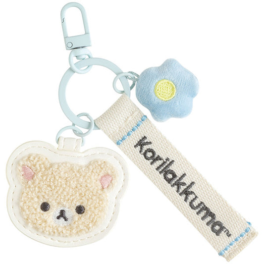 Rilakkuma | Basic Rilakkuma Flower | Korilakkuma Patch Keychain