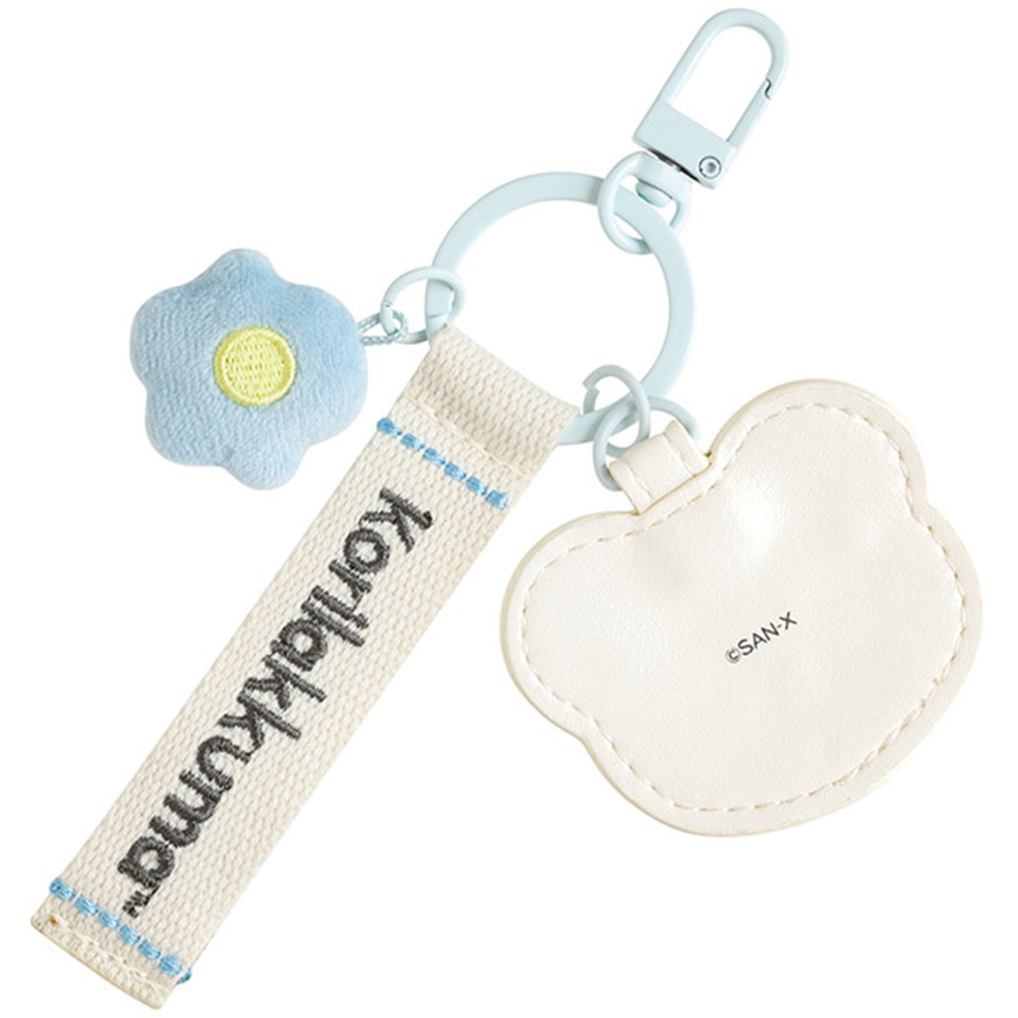 Rilakkuma | Grundlegende Rilakkuma-Blume | Korilakkuma Patch Schlüsselanhänger