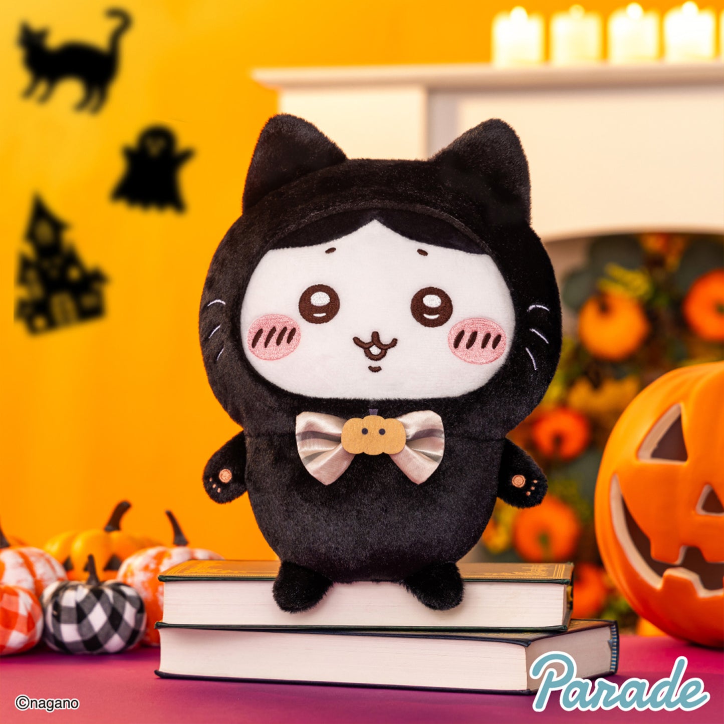 Chiikawa | Halloween Black Cat | Hachiware Fluffy Small Plush