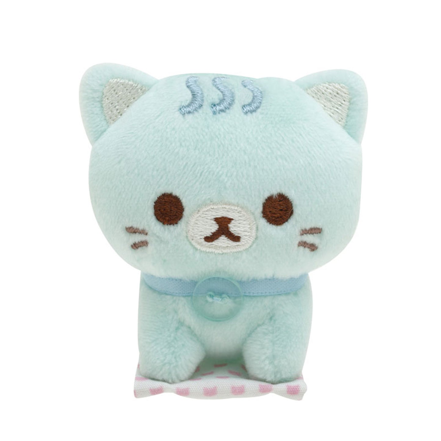 Rilakkuma | Neko Cat Public Bath | Mizunya Blue Cat Tenori Mini Plush