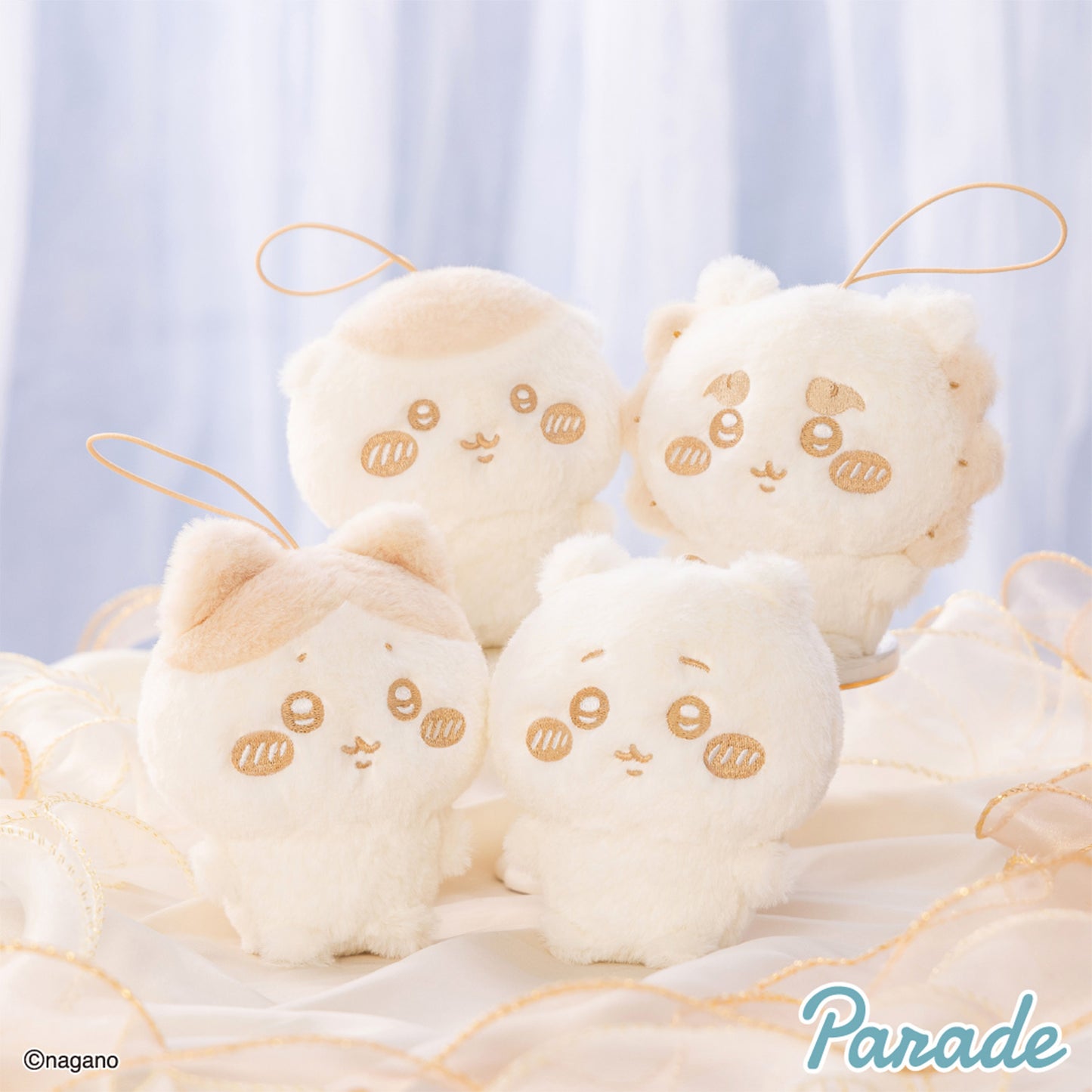 Chiikawa | Nui Palette: Milk Color | Kurimanjuu Soft Fluffy Keychain Mini Plush