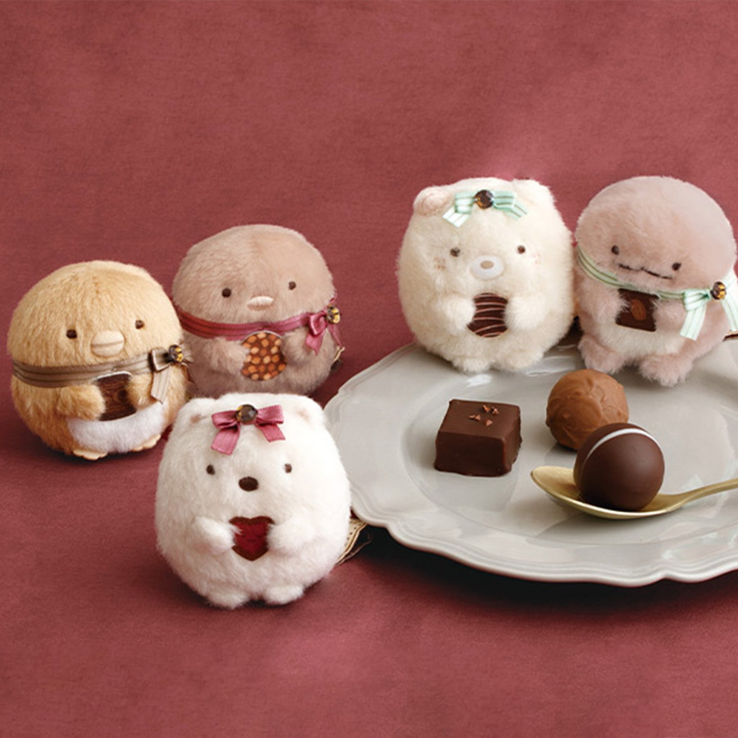 Sumikko Gurashi | Chocolate Fair at Sumikko Cafe | Shirokuma Tenori Mini Plush