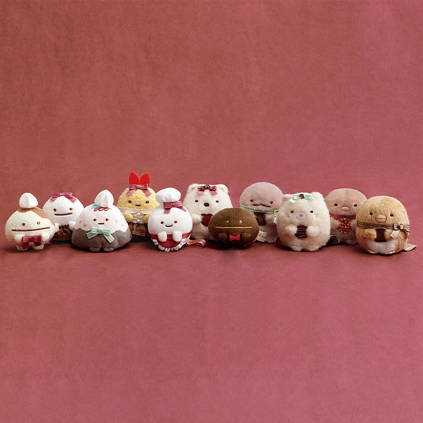 Sumikko Gurashi | Chocolate Fair at Sumikko Cafe | Tokage (Mint Chocolate Parfait) Keychain Tenori Mini Plush