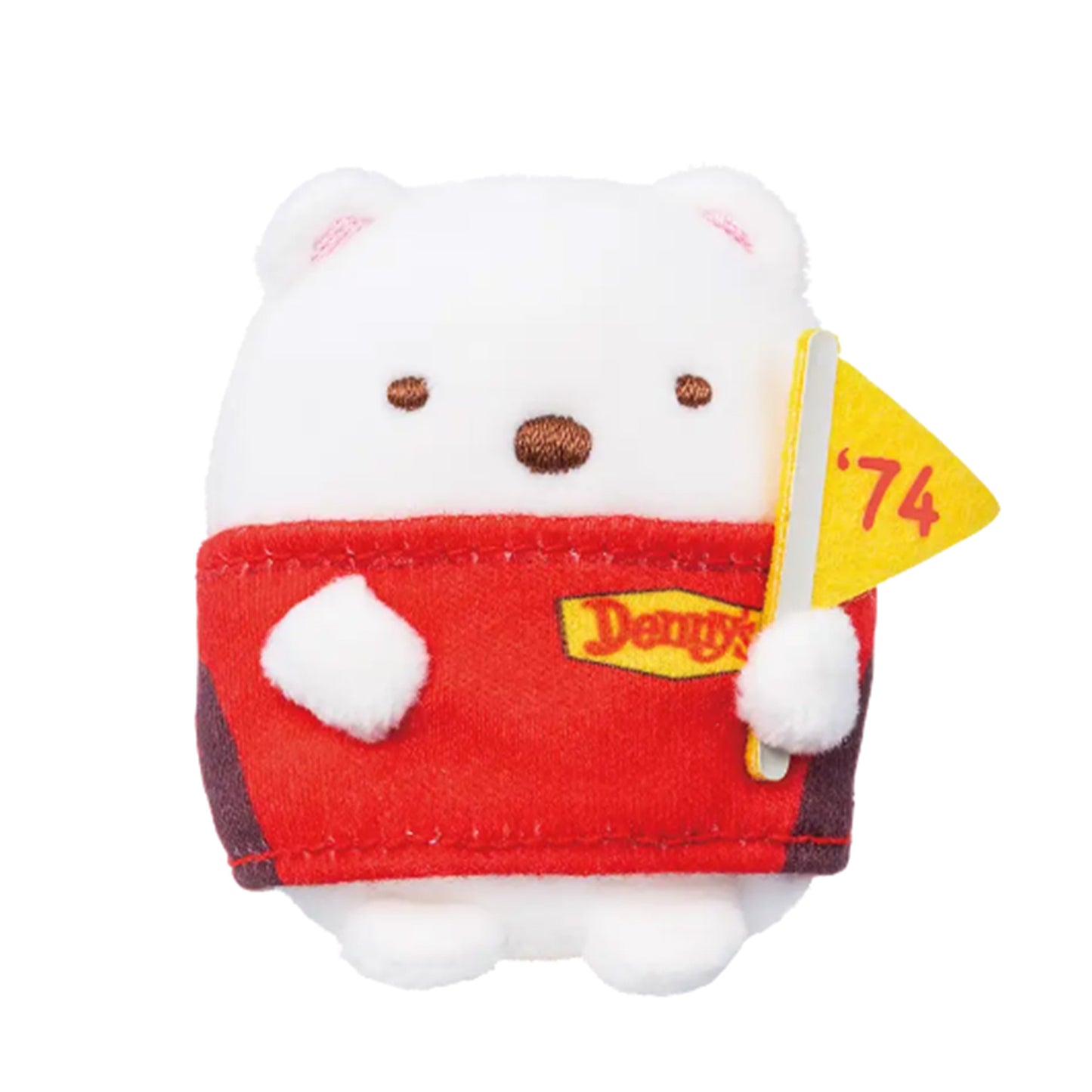 Sumikko Gurashi | Denny's 2023 Frühere Uniformen 1 | Shirokuma Tenori Mini Plüsch | Collab Limited