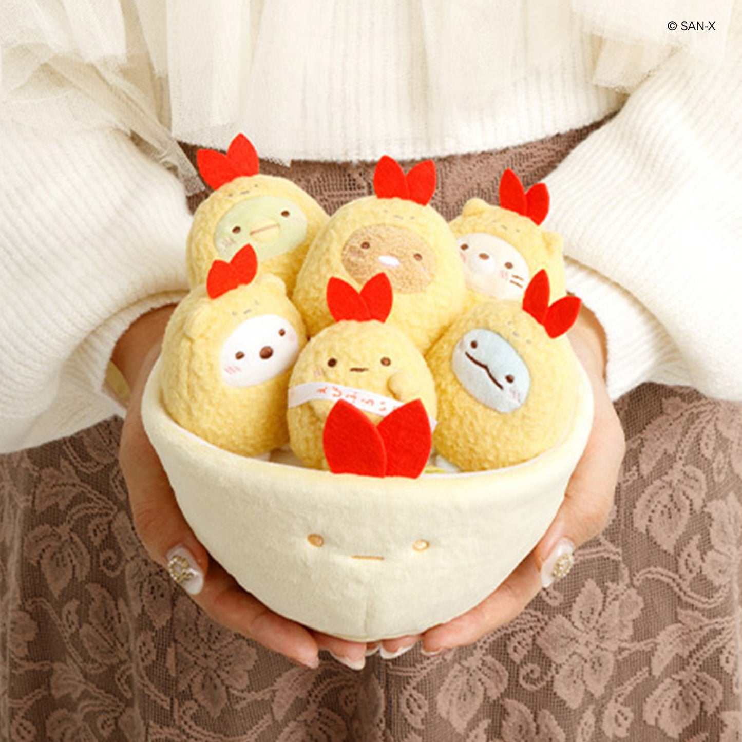 Sumikko Gurashi | Ebifurai no Shippo's Day | Penguin? Tenori Mini Plush | Online Shop Limited