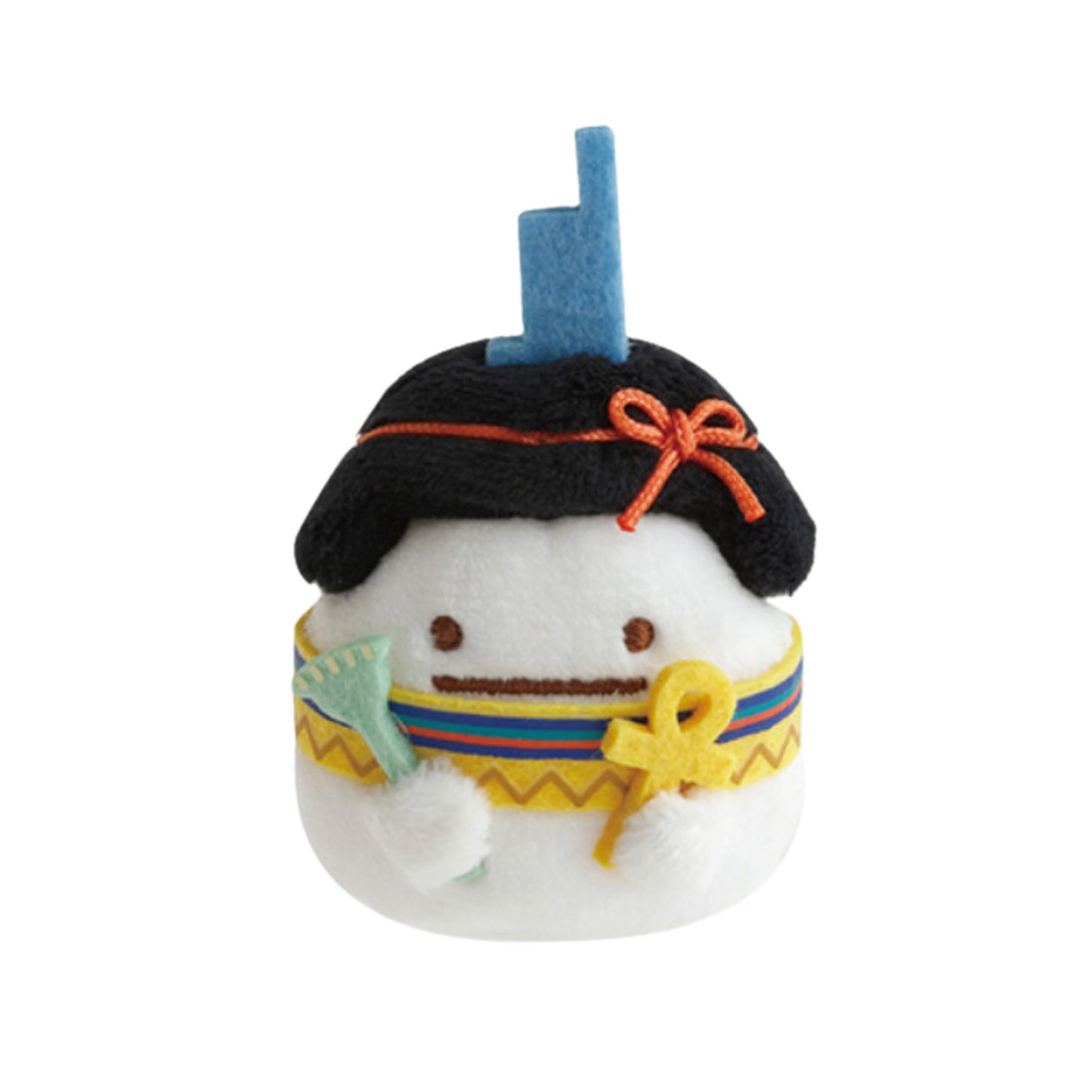 Sumikko Gurashi | Ancient Egypt Exhibition | Obake Ghost (Isis) Tenori Mini Plush | Collab Limited