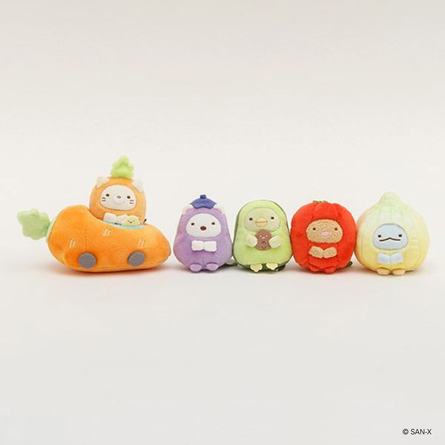 Sumikko Gurashi | Food Kingdom | Karottenauto Tenori, kleines Plüschtier | Online-Shop begrenzt