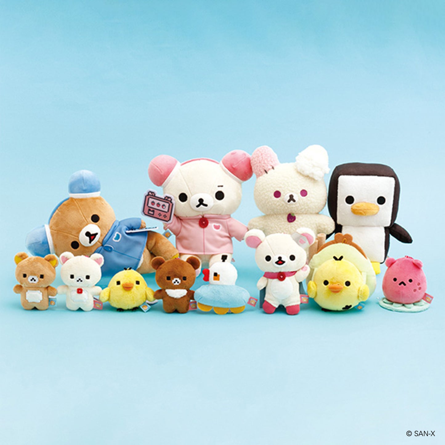 Rilakkuma | Pixel Gaming | Pinguin (Zackig) Kleines Plüschtier