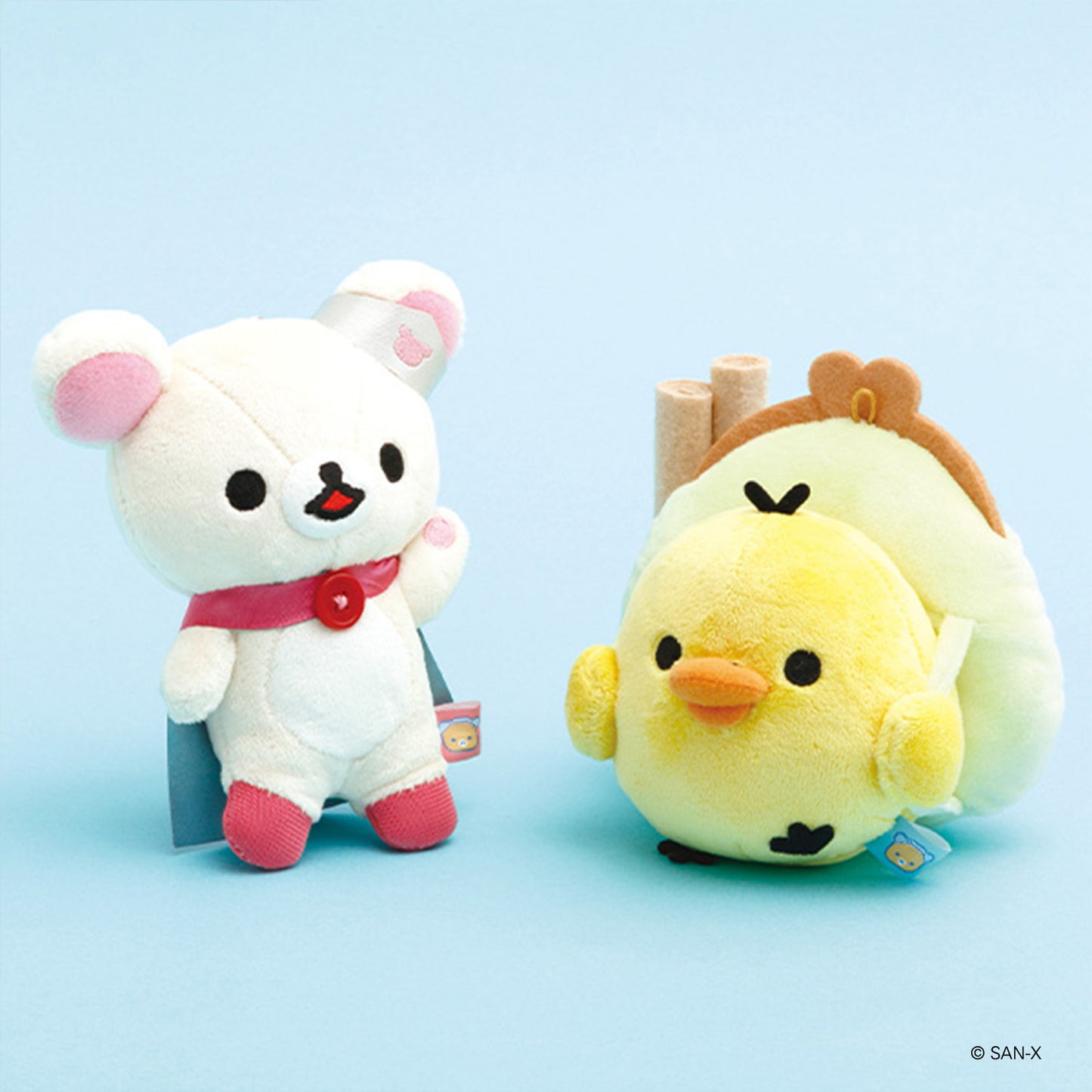 Rilakkuma | Pixel-Gaming | Korilakkuma (Erdbeerheld) kleiner Plüsch