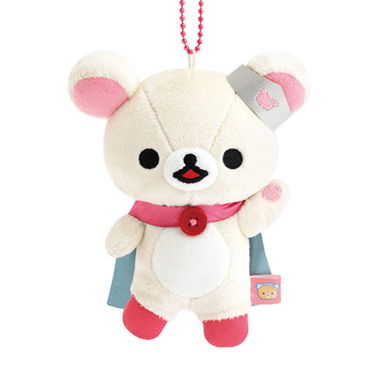 Rilakkuma | Pixel Gaming | Korilakkuma (Strawberry Hero) Small Plush