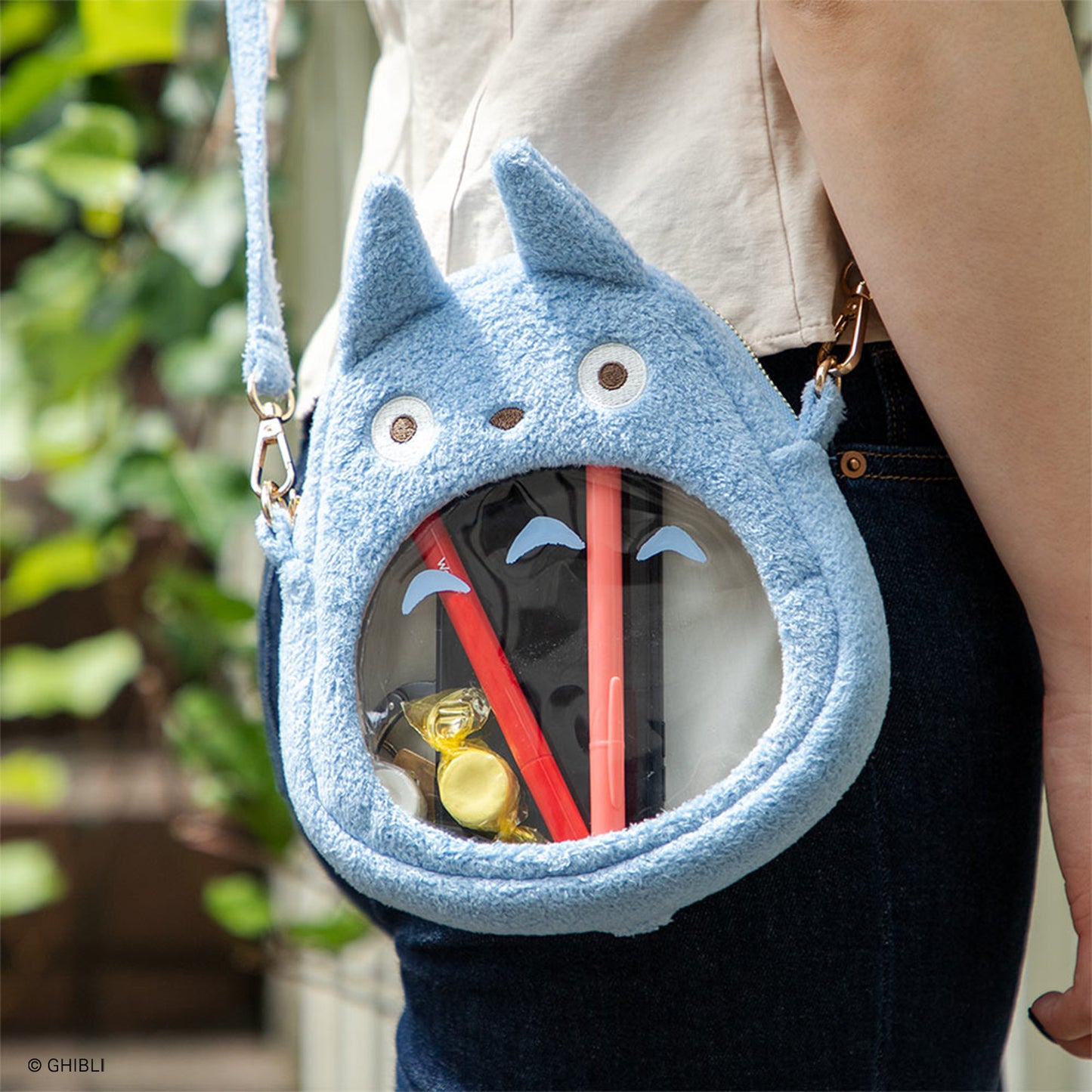 Studio Ghibli | Mein Nachbar Totoro | Mittlere Totoro (Blau) Umhängetasche