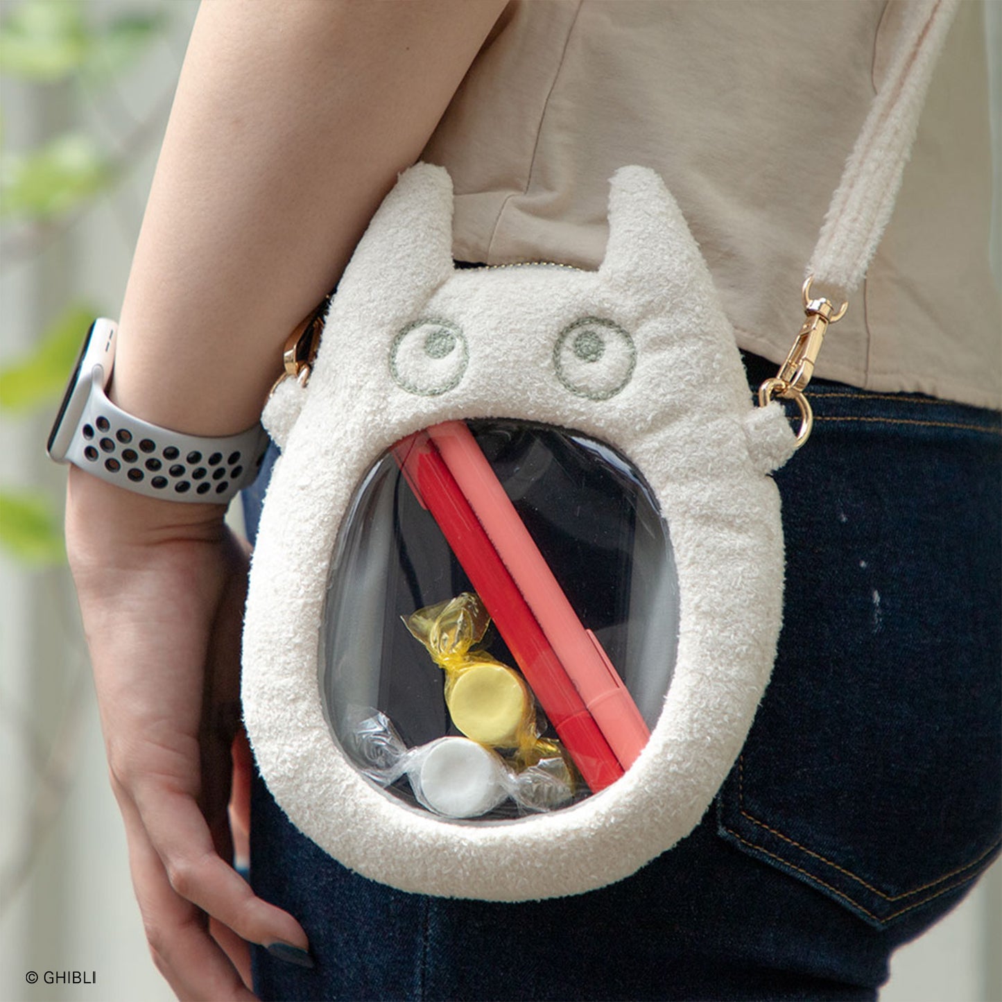 Studio Ghibli | Mein Nachbar Totoro | Kleine Totoro (weiß) Umhängetasche