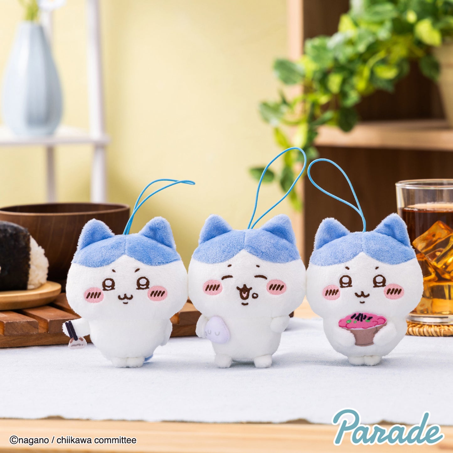 Chiikawa | Food Series | Hachiware (Tuna Bowl) Mini Plush