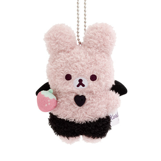 Rilakkuma | Korilakkuma's Little Devil Mood | Koakuma Pink Rabbit Keychain Small Plush