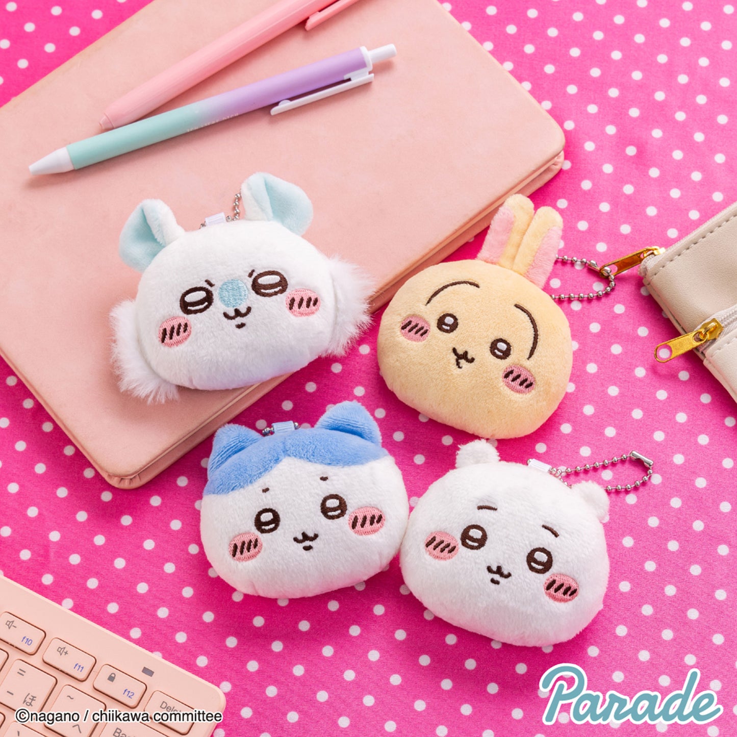Chiikawa | Hachiware Face Mini Plush Mirror