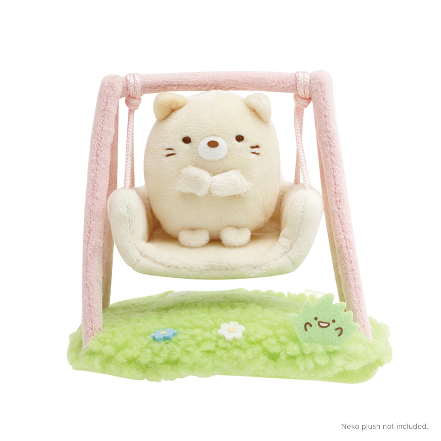 PRE-ORDER | Sumikko Gurashi | Nursery School | Neko Cat (Swing) Scene Small Plush