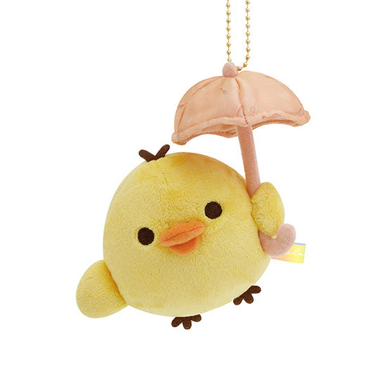 Rilakkuma | Rainy Days | Kiiroitori Umbrella Keychain Small Plush