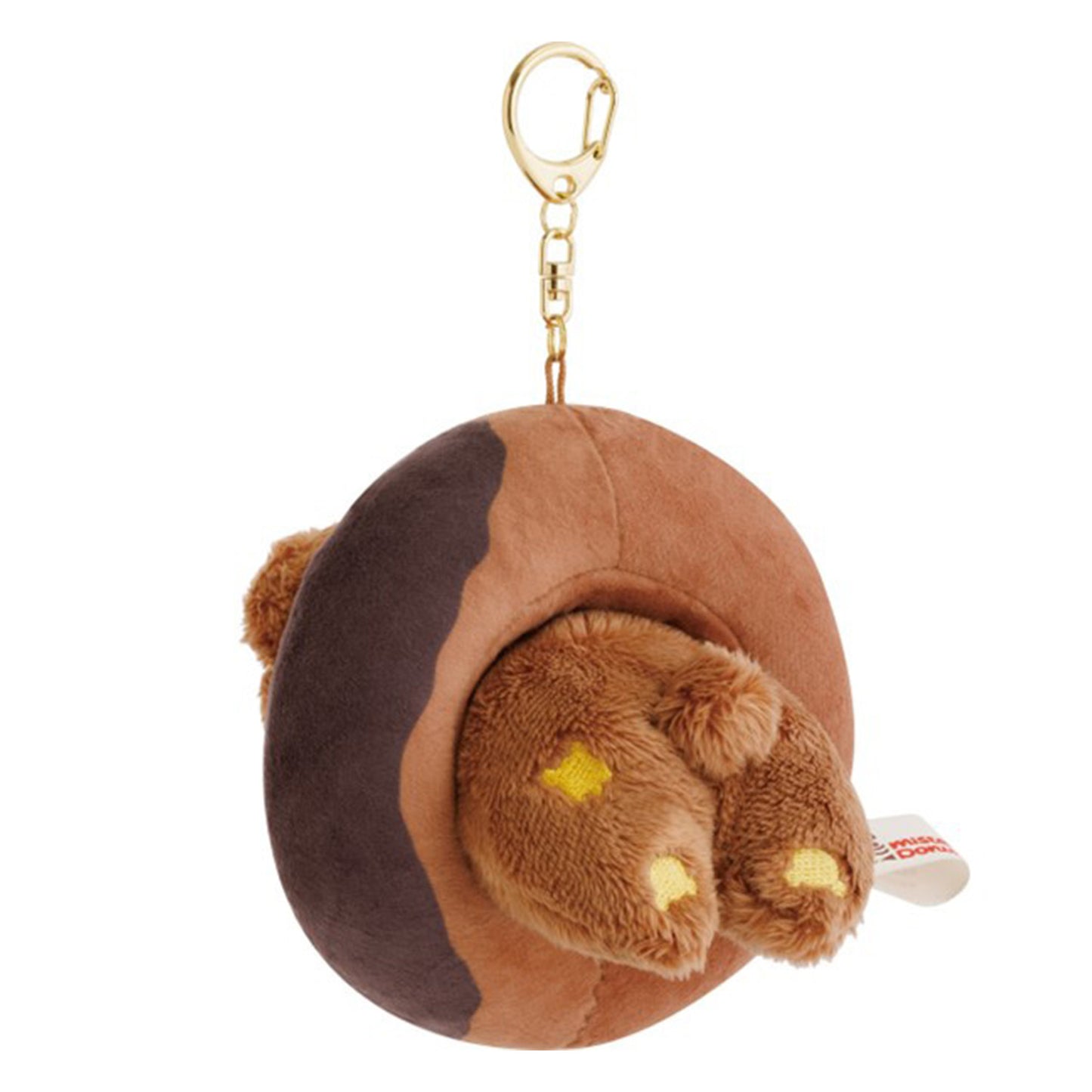 Rilakkuma | Mister Donut | Chairoikoguma (Chocolate Fashion) Keychain Small Plush