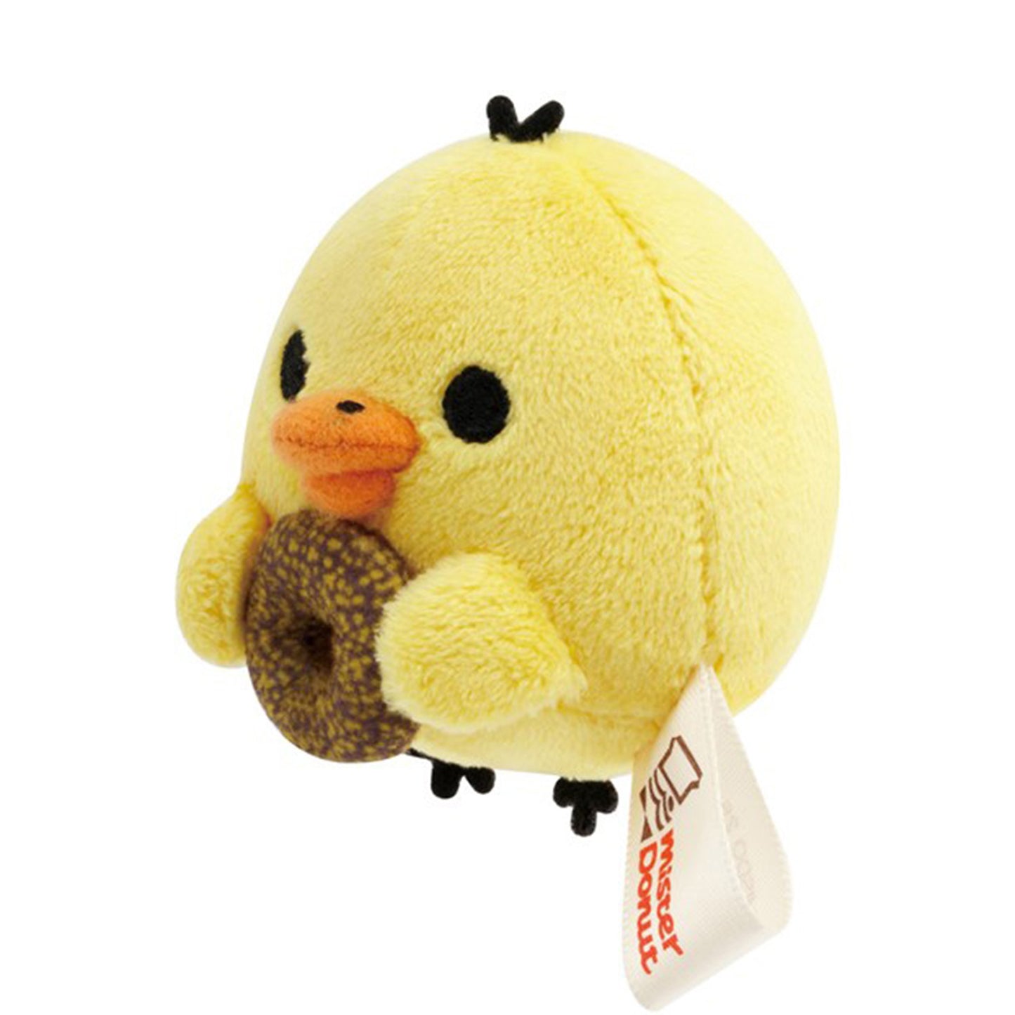 Rilakkuma | Mister Donut | Kiiroitori (Golden Chocolate) Tenori Mini Plush