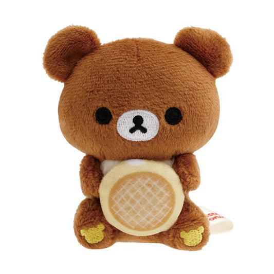 Rilakkuma | Mister Donut | Chairoikoguma (Angel Cream) Tenori Mini Plush