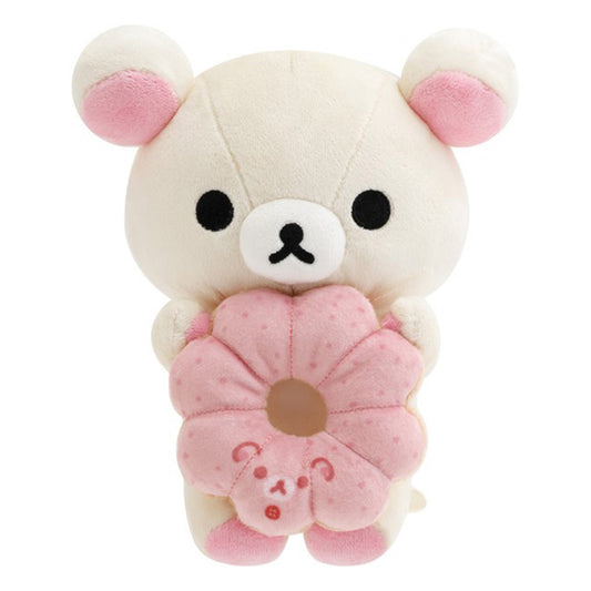 Rilakkuma | Mister Donut | Korilakkuma (Pon de Strawberry) Small Plush