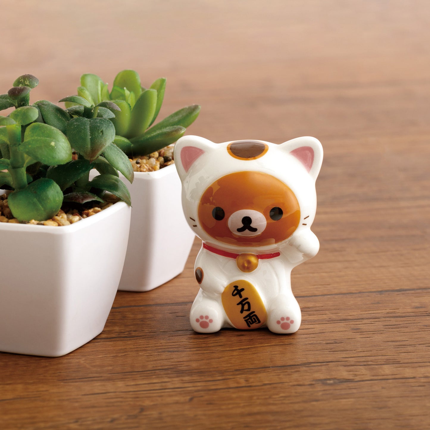 PRE-ORDER | Rilakkuma | Year of Horse 2026 | Maneki Neko Lucky Cat Mini Ceramic Statue