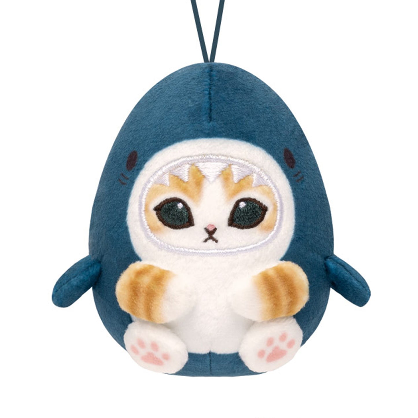 Mofusand | Sea Creatures | Shark Navy Keychain Mini Plush