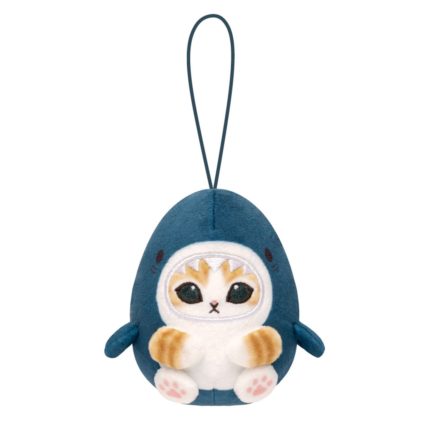 Mofusand | Sea Creatures | Shark Navy Keychain Mini Plush