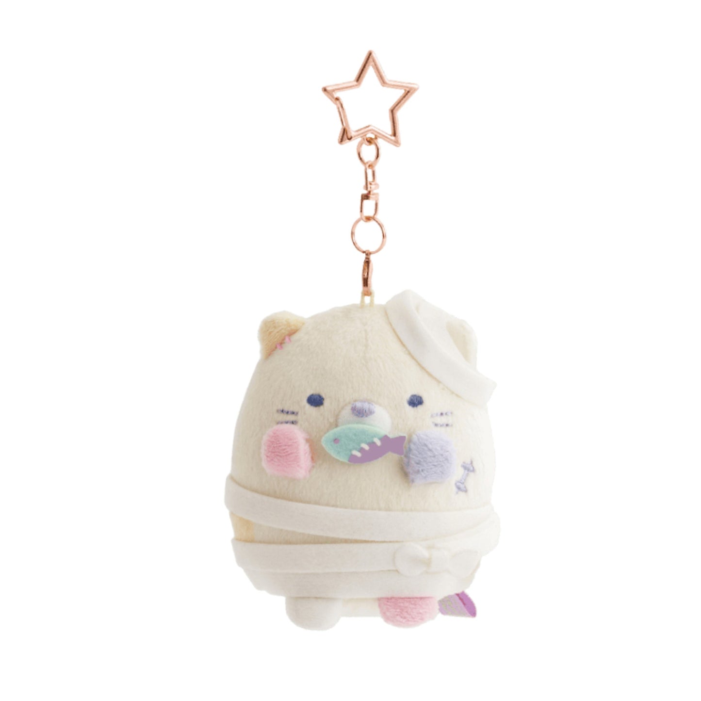 PRE-ORDER | Sumikko Gurashi | Spooky Halloween | Neko Cat (Mummy) Keychain Mini Plush